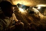 The underground areas of ancient Egyptian tombs are often very cramped (Abusir South, the mastaba of judge Inti). © Archive of the Czech Institute of Egyptology, Kamil Voděra.